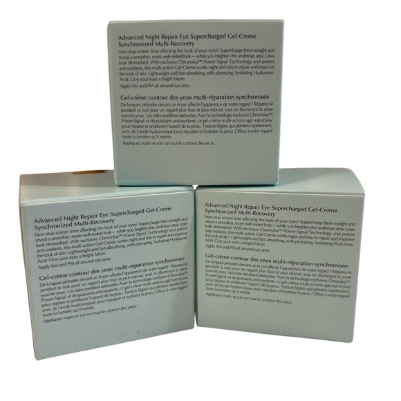 NIB 3 ESTEE LAUDER ADVANCED NIGHT REPAIR EYE SUPERCHARGED GEL-CREAM - FULL SIZE - Picture 3 of 6